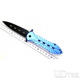 Aluminum folding knife color handle knife UD17010